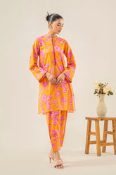 2-Pc Printed Lawn Shirt with Straight Trouser CPM-3-83